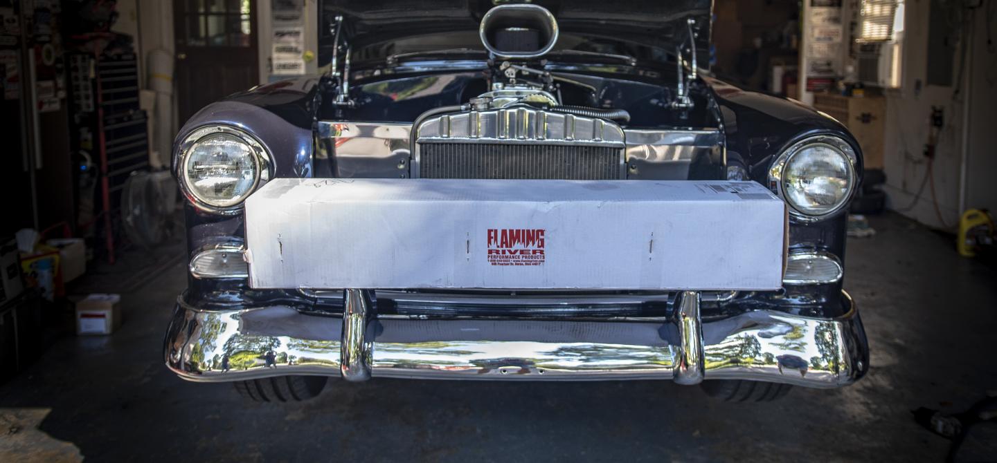 Flaming River Steering Install On A ‘55 Chevy With Front Stub-Swap