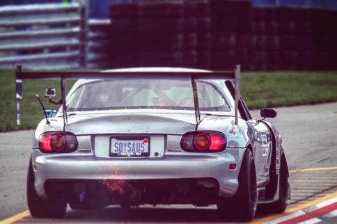 Video: Skittish S2000 Dices With Turbo Miata At Speed Ring