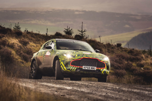 Video: Aston Martin Begins Testing Prototype DBX SUV