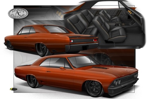 SEMA 2018: Ron Francis Wiring Shows Allison Customs 1966 Chevelle