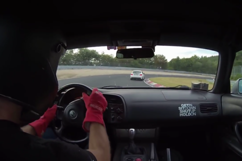 Video: Twitchy Turbo S2000 Hunts Down BMW 135i At The Nurburgring