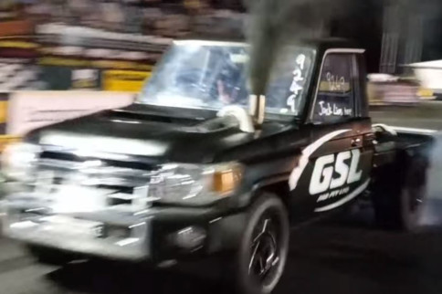 Diesel Hybrid Monster: GSL Fabrications' Twin Turbo Frankenmule