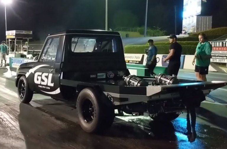 Diesel Hybrid Monster: GSL Fabrications' Twin Turbo Frankenmule
