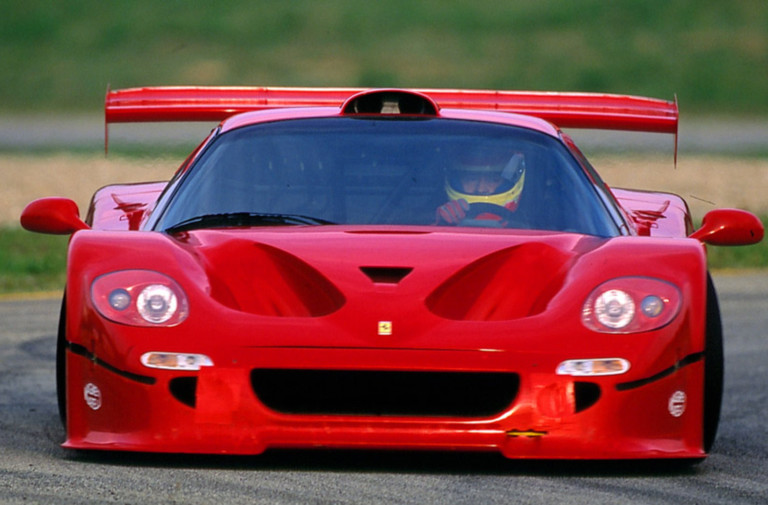 Video: Never Raced 750 HP Ferrari F50 GT Battles Legendary F40 LM