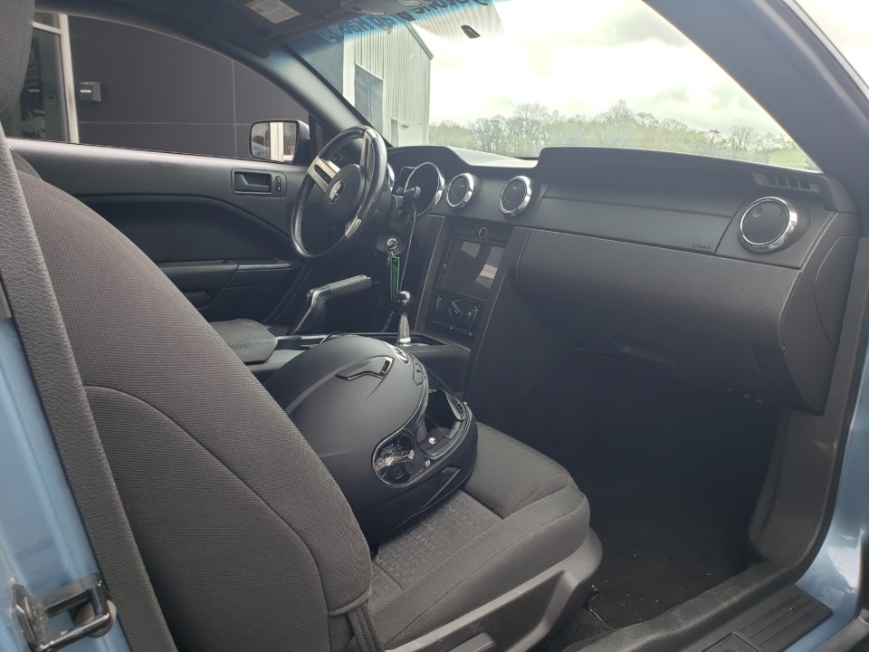 image of mustang interior