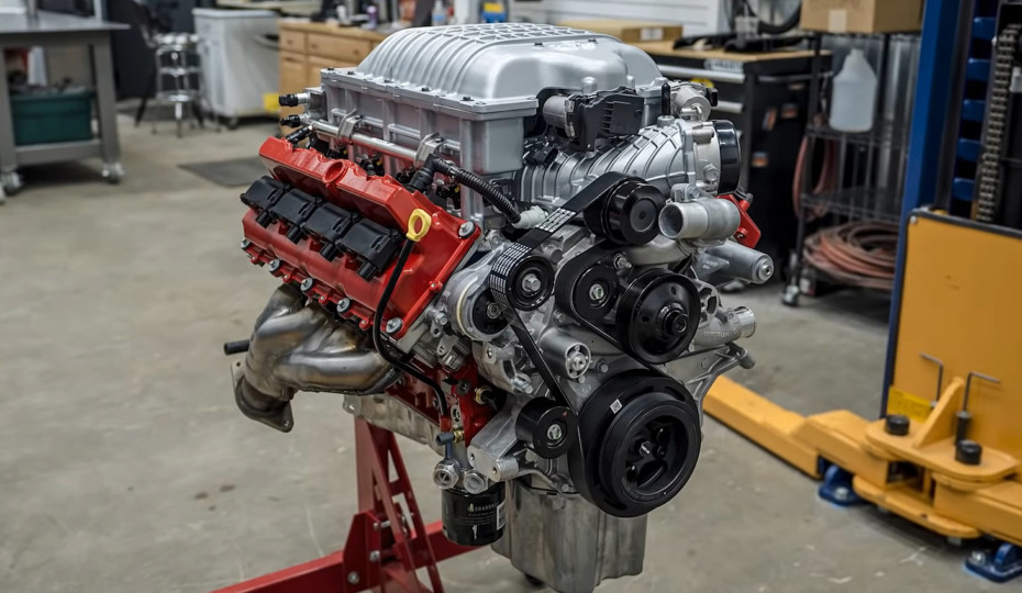 Video: Time-Lapse Engine Build Of 840-Horsepower Dodge Demon Hemi