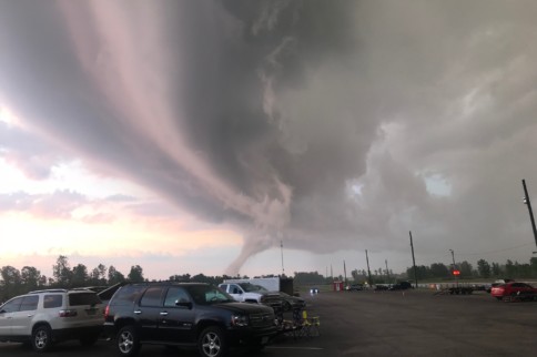 Fed Up With Midwest Weather, Racer Charges Into Possible Tornado
