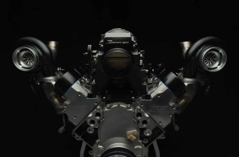1,200-HP 260 CI Twin Turbo LS Full-Throttle On The Dyno For 5 Mins