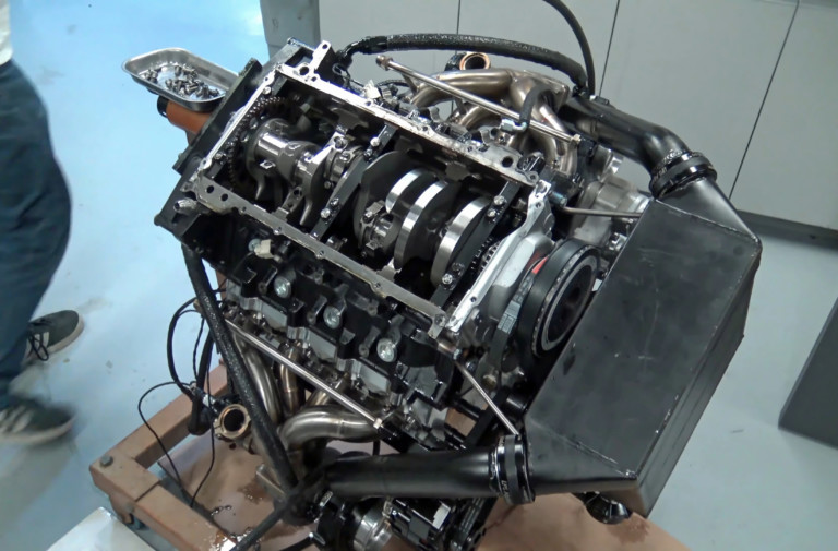 Video: Inside of NRE’s 1200-HP 260-CI LS After An Hour On The Dyno