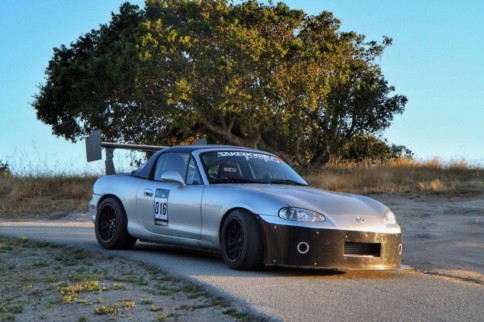Video: Turbo Miata Battles Punchier C6 Corvette At Laguna Seca
