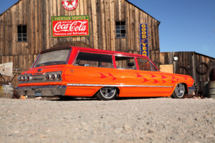 Candy Coated, Tangelo Dream - SoCal Kustom 1963 Chevy Impala Wagon