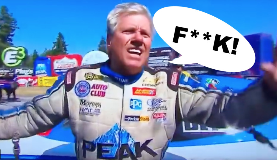 What's It Cost A Drag Racer Who Drops The F-Bomb On TV, Anyway?