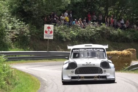Video: Amazing Audi-Powered Mini Cooper Sends 870 HP To All 4 Wheels