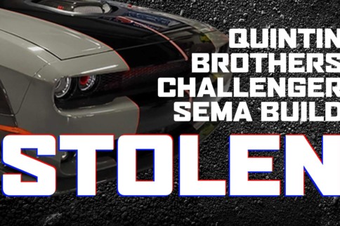 STOLEN: ProCharger's 2018 Challenger SEMA Booth Vehicle