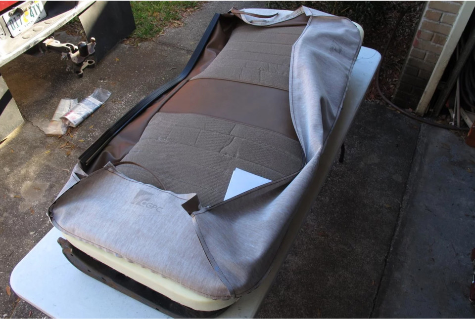 seat reupholster
