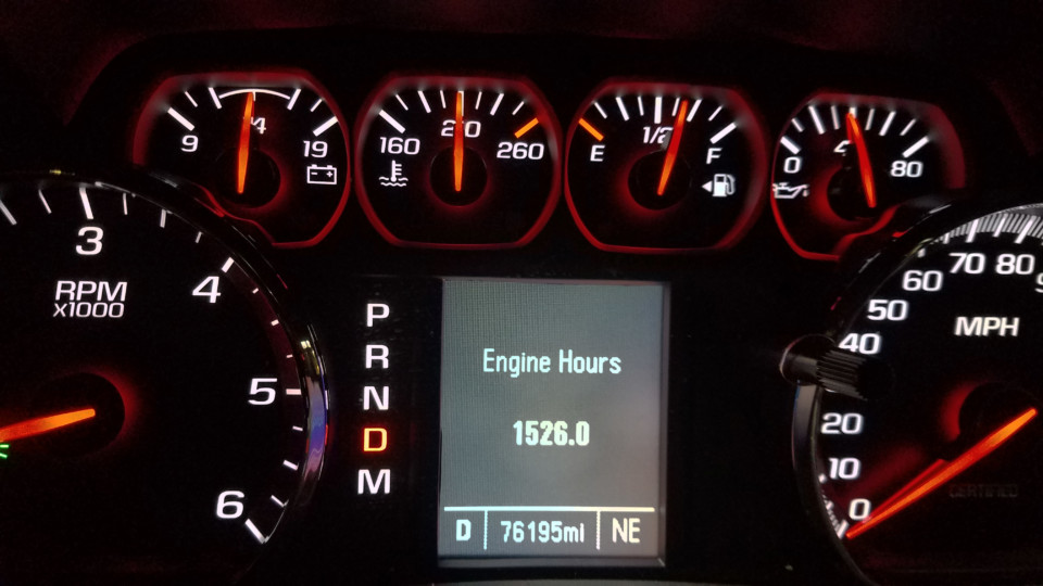 engine run time