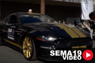 SEMA 2019: GU Auto Tech Brings A Big Touch Screen To The Mustang