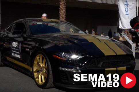 SEMA 2019: GU Auto Tech Brings A Big Touch Screen To The Mustang