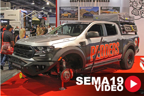 SEMA 2019: Pedders Suspension Debuts Ford Ranger Shock, Brake Kits