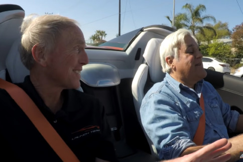 Tadge Juechter Brings C8 Convertible To Jay Leno’s Garage