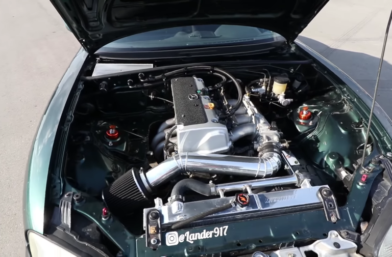 Video: K24-Swapped Miata Nips At The Heels of a Porsche GT3 RS