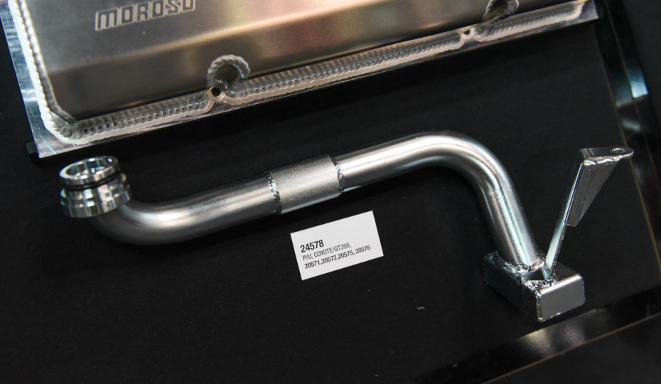 PRI 2019: Moroso's New Oil Pans & Oil Pickup Tube For Gen III Coyote