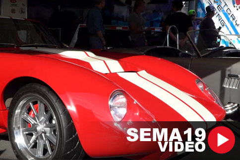 SEMA 2019: Factory Five Daytona Coupe Packing a 500 HP Small Block