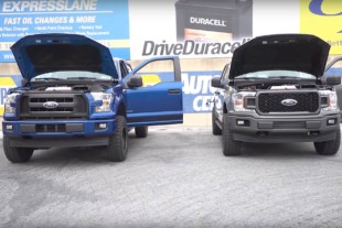 AmericanTrucks Tuned EcoBoost F-150 vs Tuned Coyote F-150 Battle!