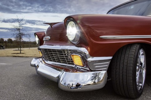 Danchuk Manufacturing Trimwork Wraps Project Gift Horse 1956 Chevy