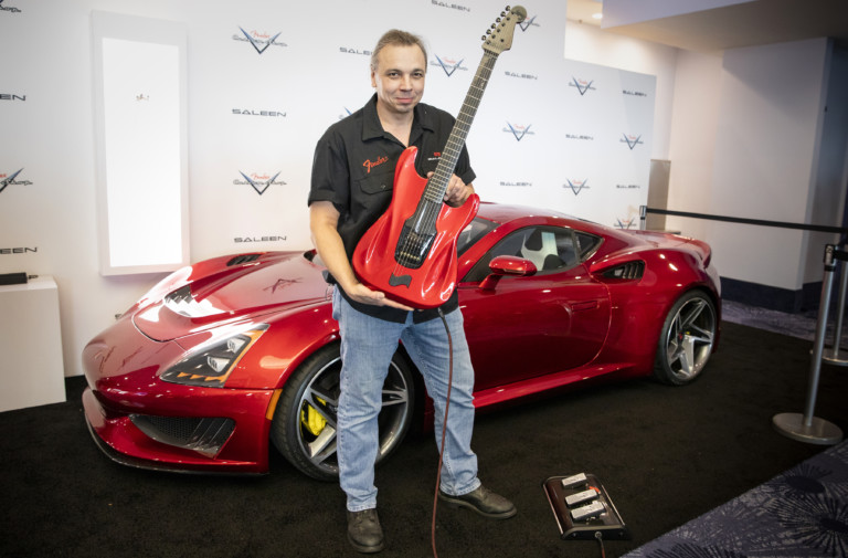 Fender Custom Shop Supercharges A Stratocaster Guitar With Saleen