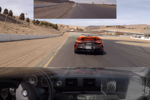 Video: McLaren 675LT Refuses To Let BMW 135i Pass At Sonoma