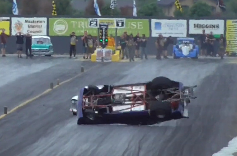 Video: New Zealand Wild Bunch Racer Mike Wilson Goes For Scary Ride