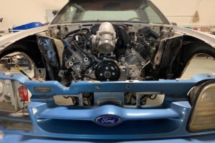Ford's 7.3-Liter "Godzilla" Engine Looks Right At Home In This Fox!