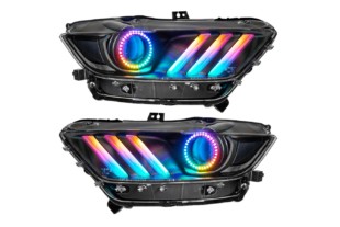 ORACLE Releases ColorSHIFT Headlights For 2015-17 Ford Mustangs