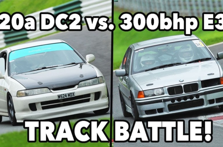 Video: K20-Swapped Integra Squares Off With 300-HP BMW E36