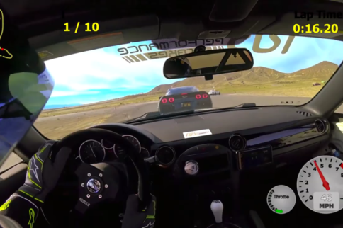 Video: Slithering NC Miata Hounds Corvette Z06 At Streets Of Willow!