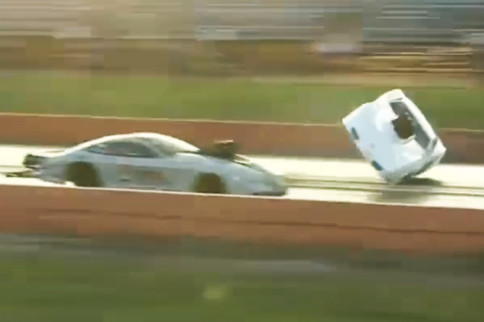 Video: Pro Extreme Racers Tangle In Wild Dragpalooza Crash