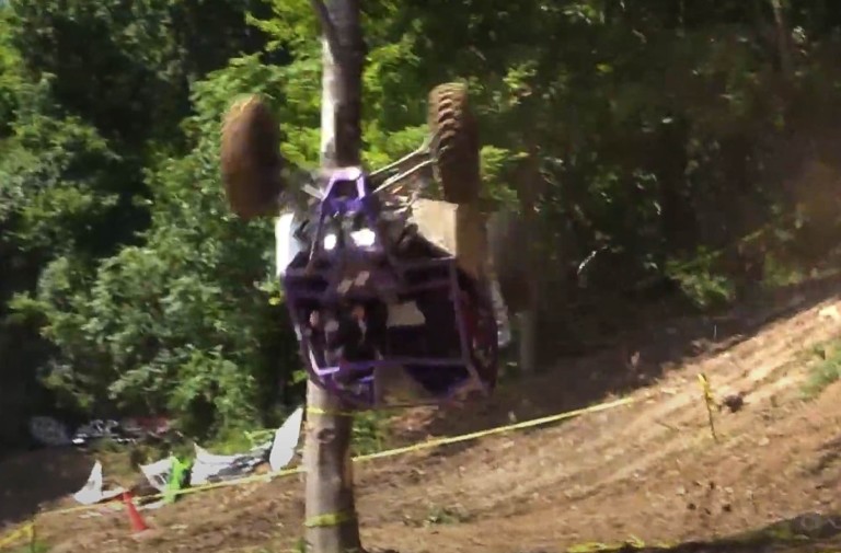 Video: Rock Bouncer UTVs Flip, Roll, and Crash