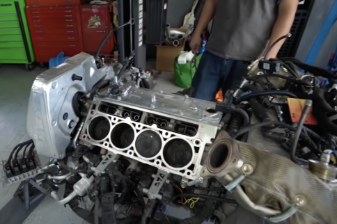Damage Control: Twin Turbo C8 LT2 Engine Gets Pulled