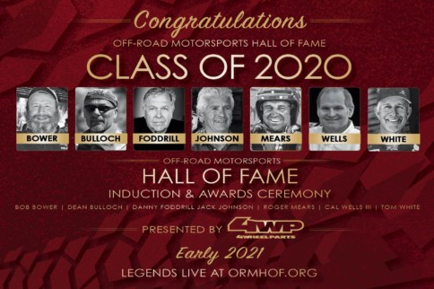 2020 Off-Road Motorsports Hall Of Fame Inductees Announced