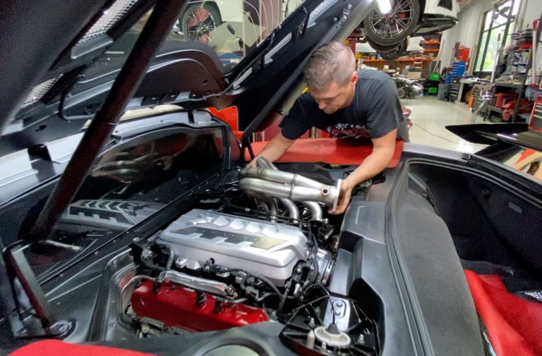 Redline Motorsports Puts Corvette C8 ARH Headers To The Test