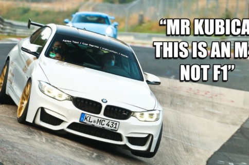 Video: Robert Kubica Thrashes a BMW M4 Around the Nürburgring!