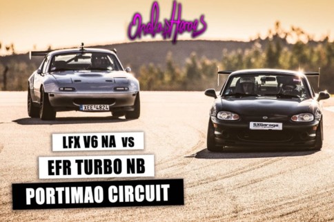 Video: Turbo Or V6? Two Powerful Track-Spec Miatas Dice In Portugal