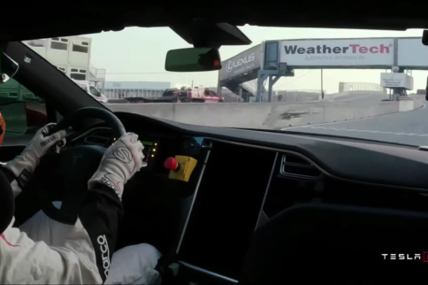 Three Motors and 1,100 HP: This Tesla Model S Laps Laguna in 1:30.3!