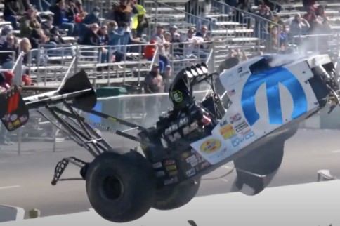 Video: Leah Pruett Walks Away From High-Flying Crash In St. Louis