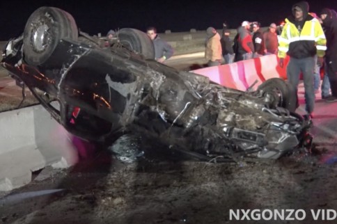 Video: Violent Two-Car Crash Unfolds At Texas JJ's Arm Drop Race