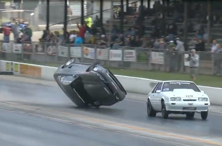 Wild Wheelie: Kevin McMullin Jumps The Wall At The NMRA World Finals