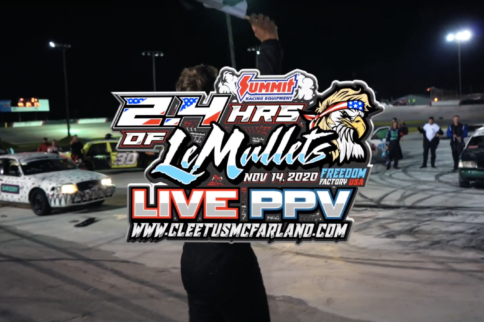 Cleetus McFarland To Host 2.4 Hours Of LeMullets PPV on Nov. 14th