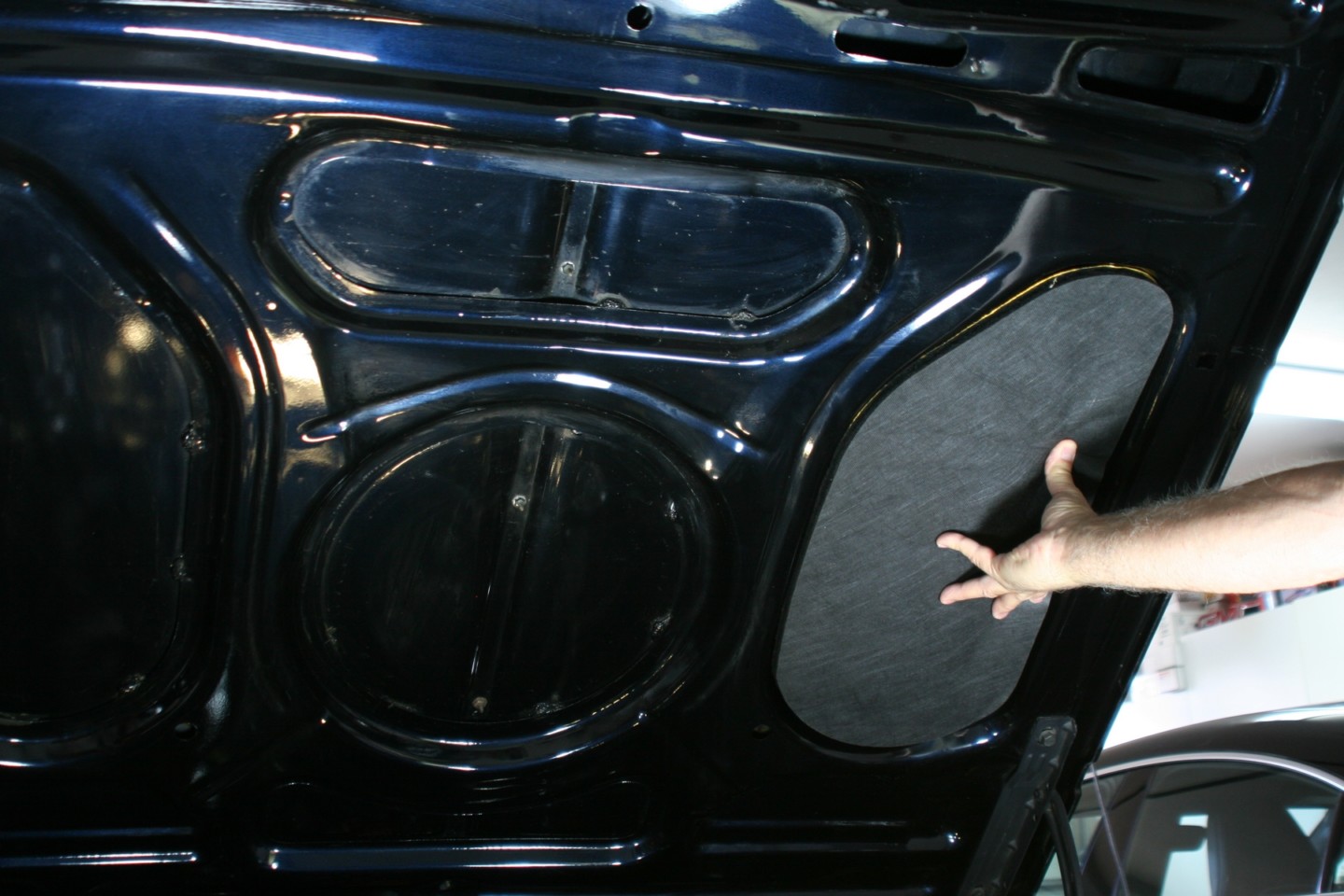 Hood insulation