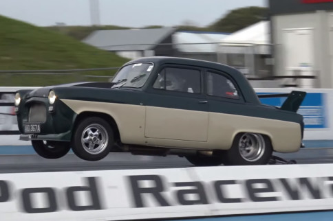 Small And Mighty: Garth Wong's 8-Second LS Powered Ford 100e